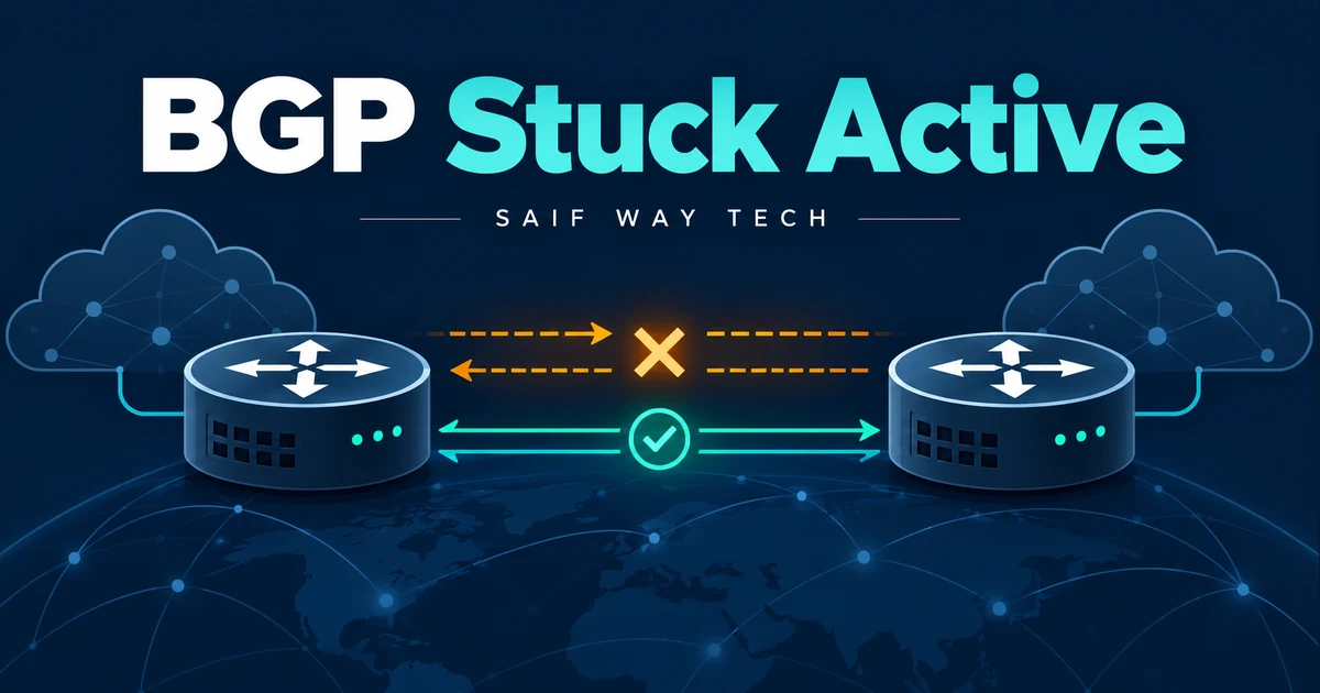 Conceptual routers showing an interrupted BGP transport handshake and restored connection