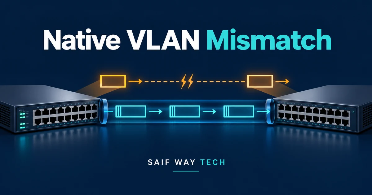Conceptual switches with mismatched native frame identities and a corrected trunk