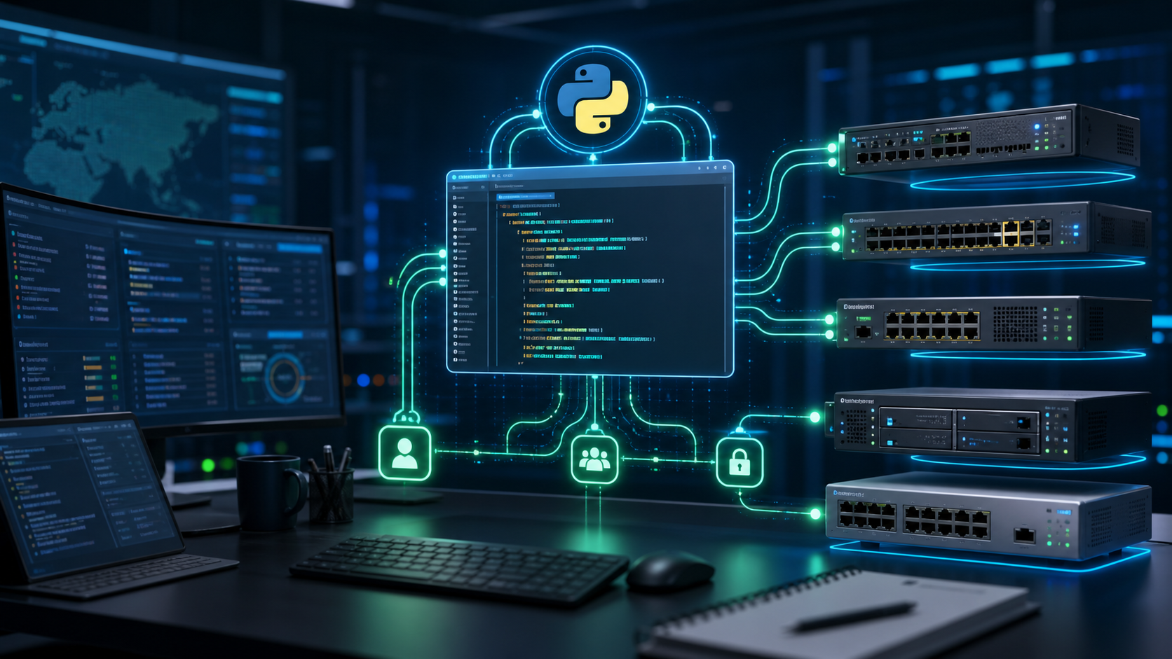 Python Network Automation with Netmiko: Multi-Vendor User Management