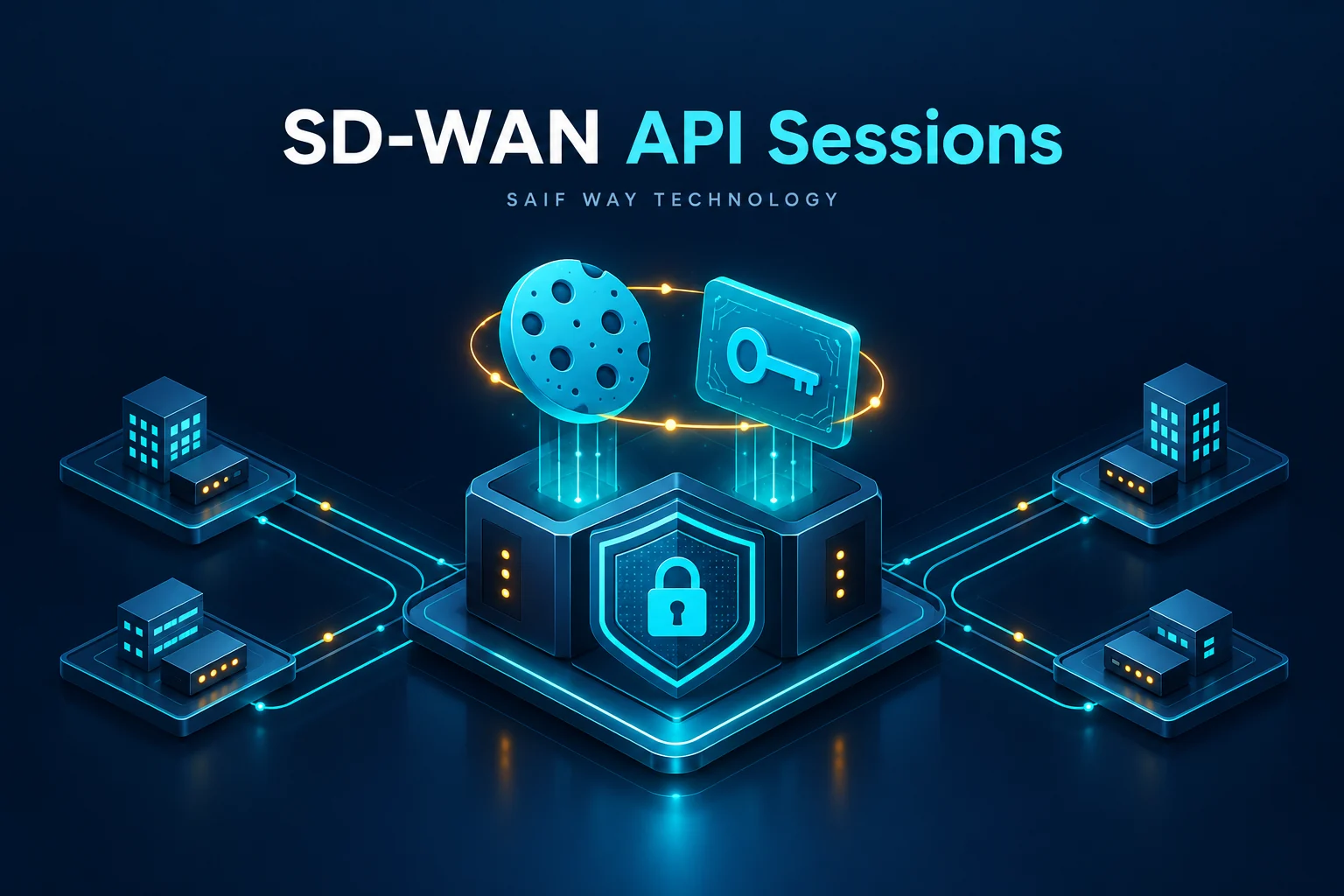 A session cookie paired with an API security token — conceptual illustration