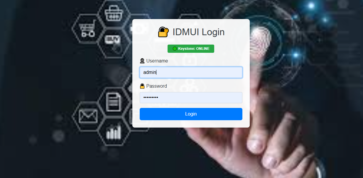Identity Management User Interface (IDMUI)