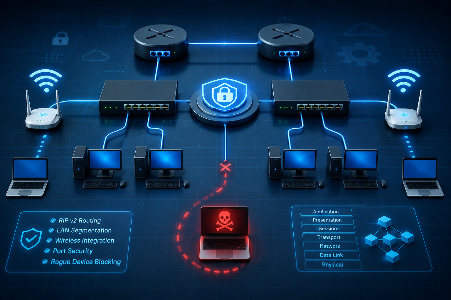 Multi-Router Network Topology Thumbnail