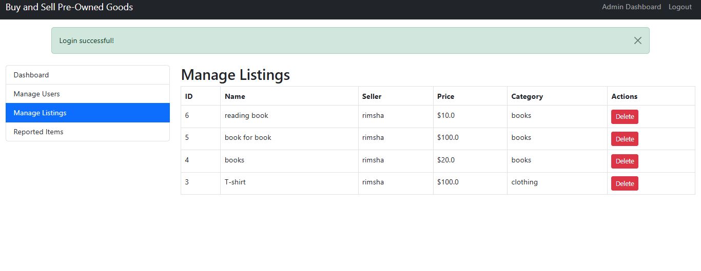 Product Listing
